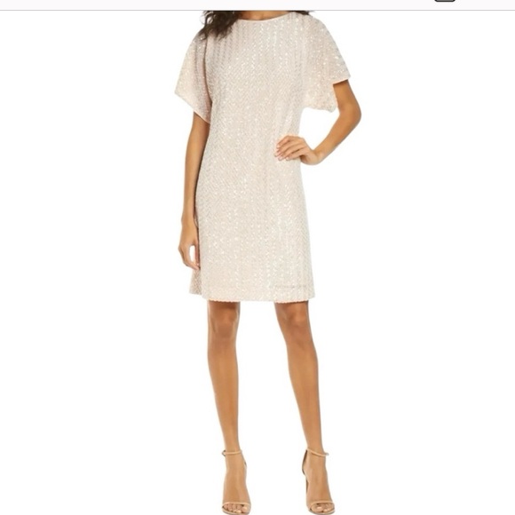 Vince Camuto Dresses & Skirts - NWT  Mother of the bride/ groomVince Camuto Blush Sequin Dress size 10
